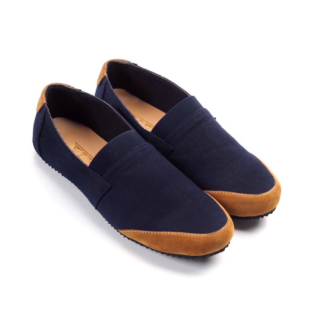 TONE 0.2 NAVY |FORIND x Reyl| Sepatu Canvas Vintage Klasik Casual Pria Boat Ori Original Footwear