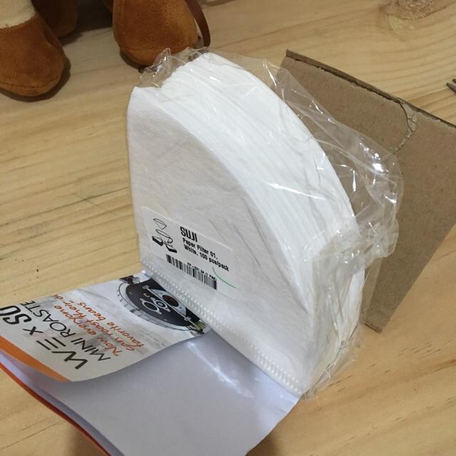 Suji Paper Filter 01, White, 100 Pcs/pack