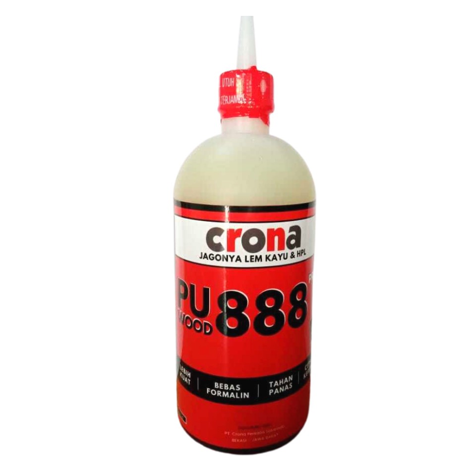 

Lem Khusus Kayu Basah Crona PU Wood 888 - 450gr