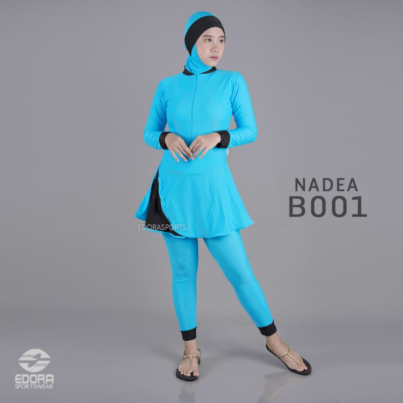 EDORA Baju Renang Muslim Wanita Dewasa NADEA FIT Muslimah ORIGINAL