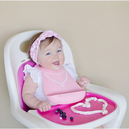 Nuby Silicone Bib - Necklace - Celemek