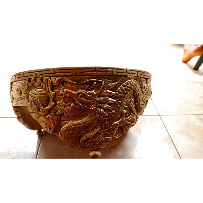 Tebok love bird ukir naga bahan kayu jati ukiran jepara tebok