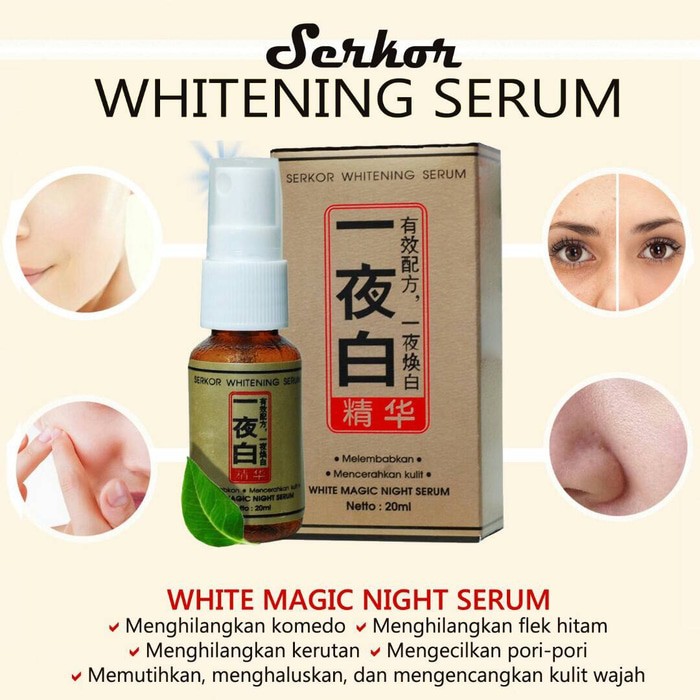 Serum Korea BPOM Serkor Whitening Serum Wajah BPOM