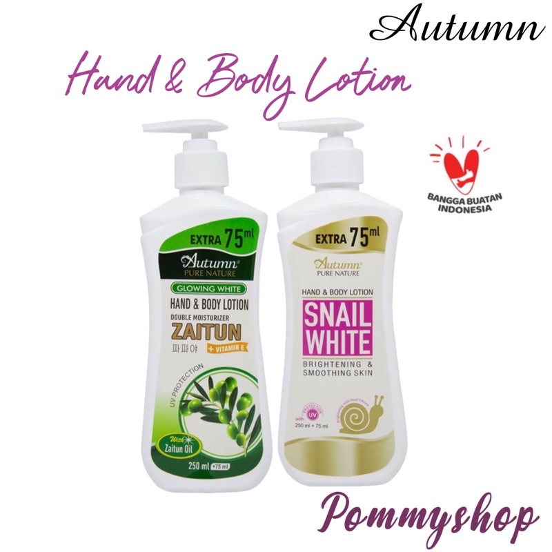 Autumn Glowing Hand &amp; Body Lotion Zaitun