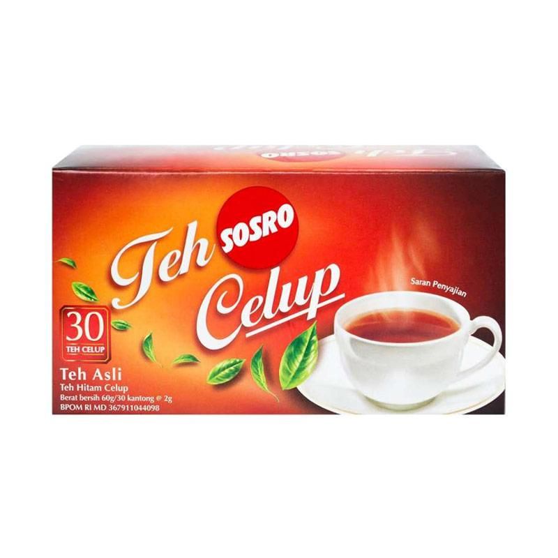 

SOSRO Teh Celup [ 30 Tea Bag x 60 Gr ]