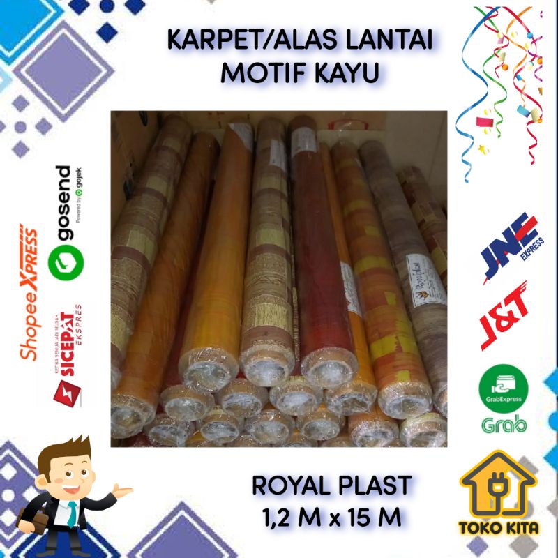 KARPET / VYNIL LANTAI MOTIF KAYU