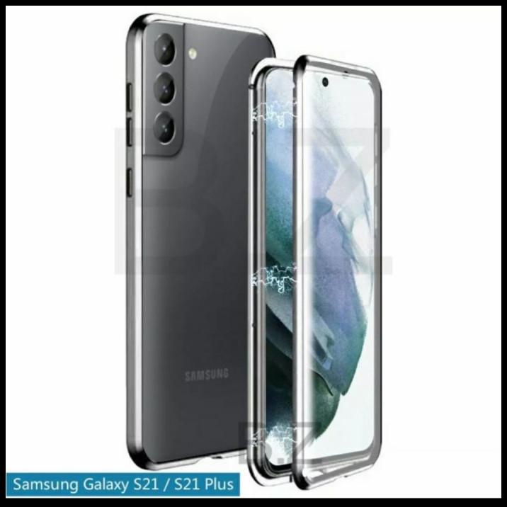 Samsung Galaxy 21 Plus Double Glass Case Mangetic Kaca Depan Belakang
