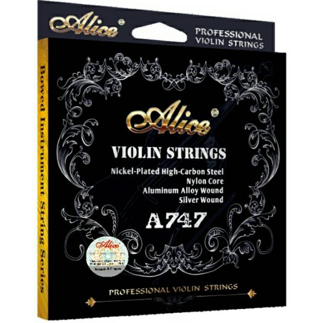 Senar biola Alice A747 violin strings nylon Alice violin strings A747