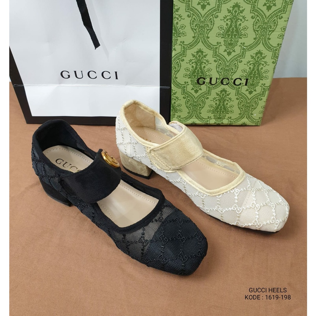 SEPATU MARY JANE HEELS SHOES 1619-198