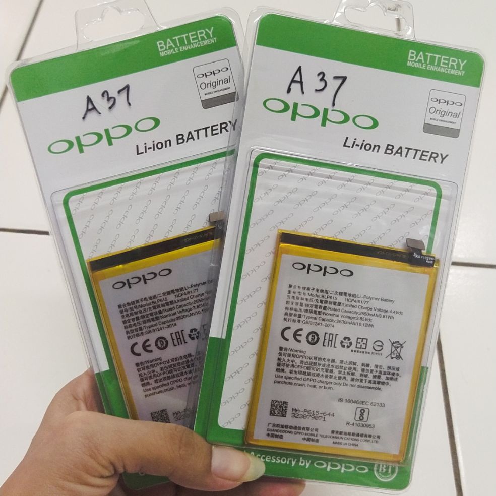 Baterai Batu Batre Battery OPPO A37 A37F BLP615