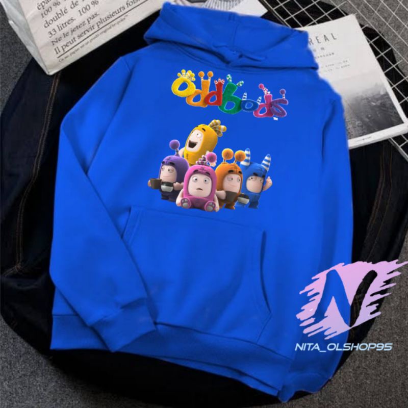 Hoodie oddbods Hoodie sweter anak kartun oddbods