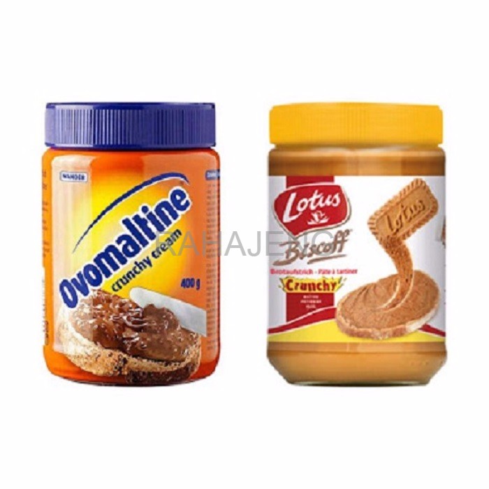 

PROMO!!! OVOMALTINE CRUNCHY SPREAD + LOTUS CRUNCHY SPREAD