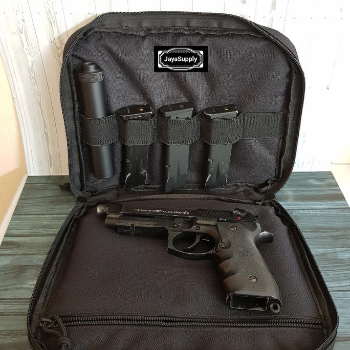 BARANG BARU Tas Pistol Hand Gun Bag AA IPSC Range Case Glock