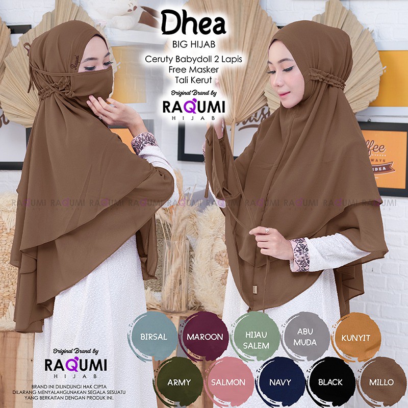 [ Original Raqumi ] Dhea Big Hijab
