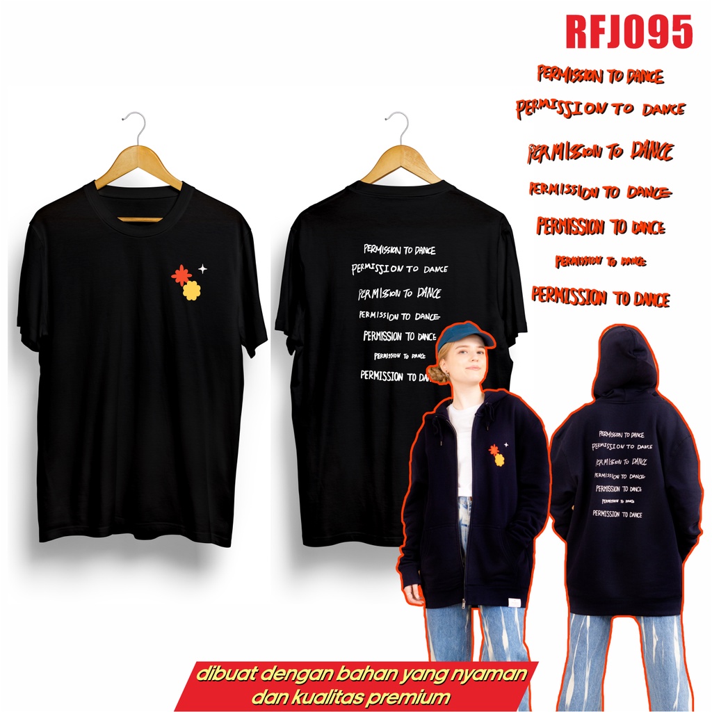 MURAH!!! KAOS KPOP PERMISSIO TO DANCE RFJ095 LAS VEGAS