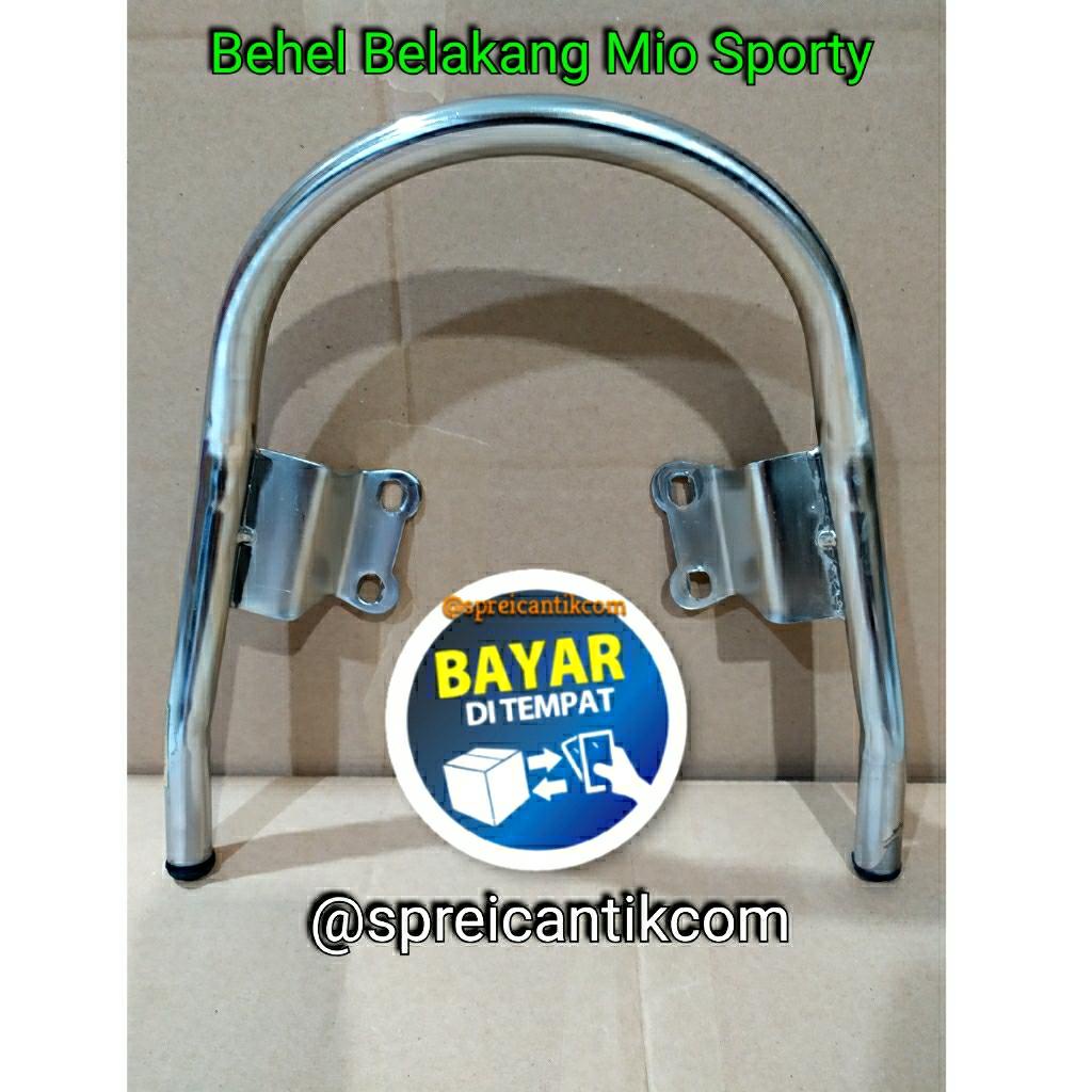 Behel Begel Jok MIO SPORTY / MIO SMILE / MIO LAMA - Behel Jok Belakang Mio Smail Sporti Chrome Krum 