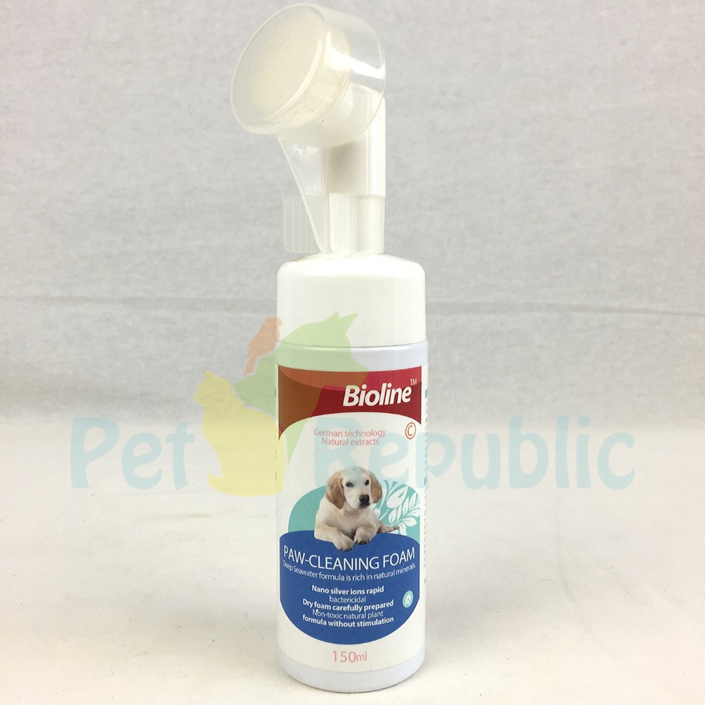 

Pet Republic Pembersih Paw Anjing BIOLINE Dogs Paw Cleaning 150ml