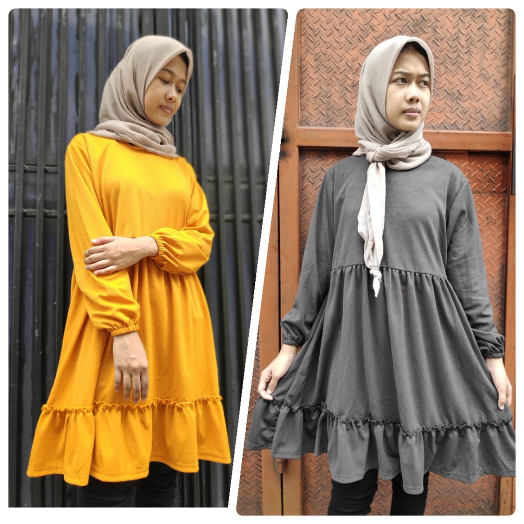 MOMOGI- TUNIK DEWASA JESSICA / TUNIK POLOS PREMIUM DEWASA / ALL SIZE