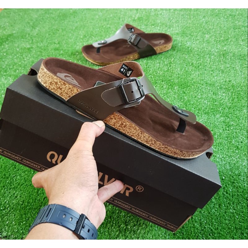 SANDAL QUIKSILVER KULIT PREMIUM 100%