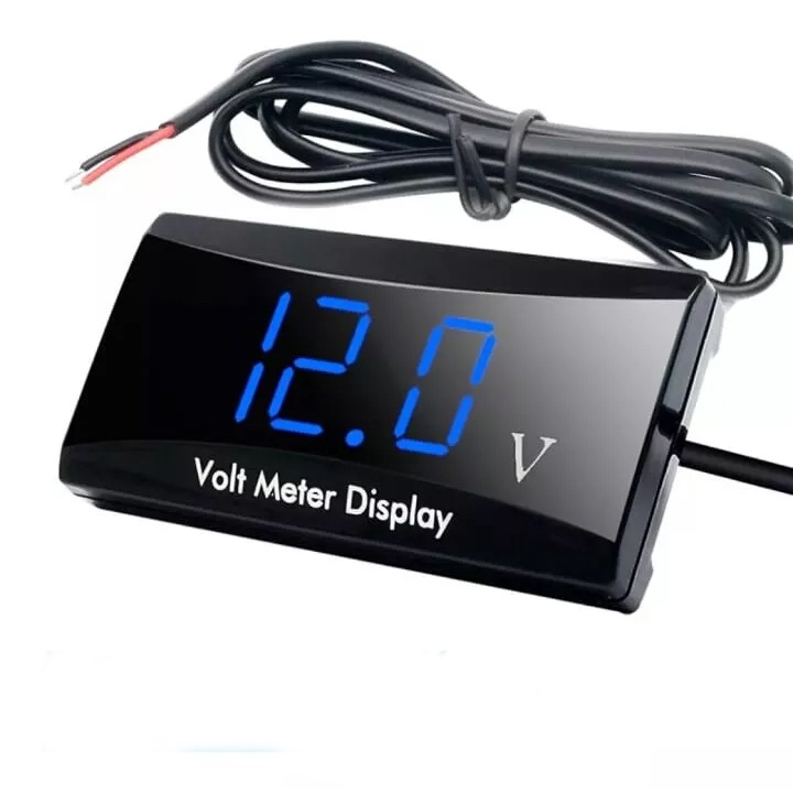 voltmeter aki digital volt meter aki universal 12volt