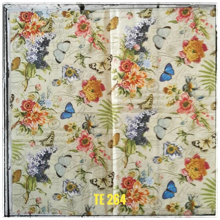 Tisu eropah ukuran 33x33 cm 1 pack= 20 pcs tidak campur motif 041