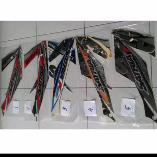 Sticker/striping satria Fu facelift 2015