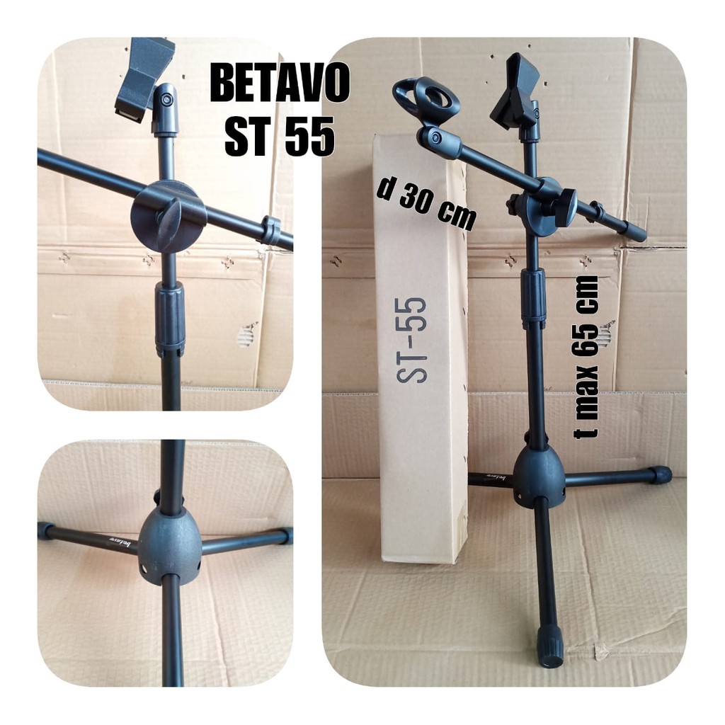 STAND MIC LANTAI BETAVO ST 55 MICROPHONE STANDING