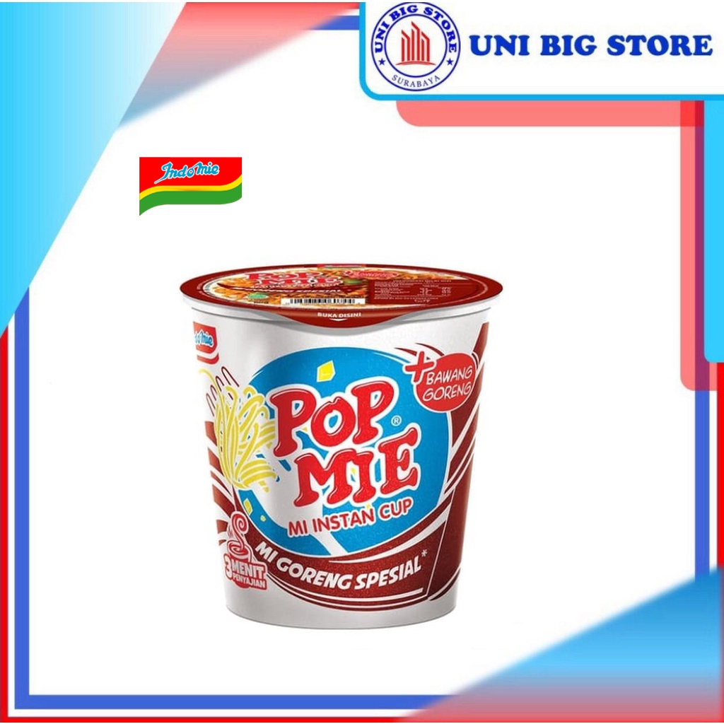 

Pop Mie Mi Goreng Spesial 80 gr Instant Noodle Cup