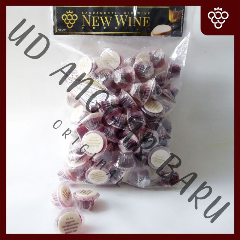 

Paket Perjamuan Kudus Premium + Hosti Ayat Isi 100