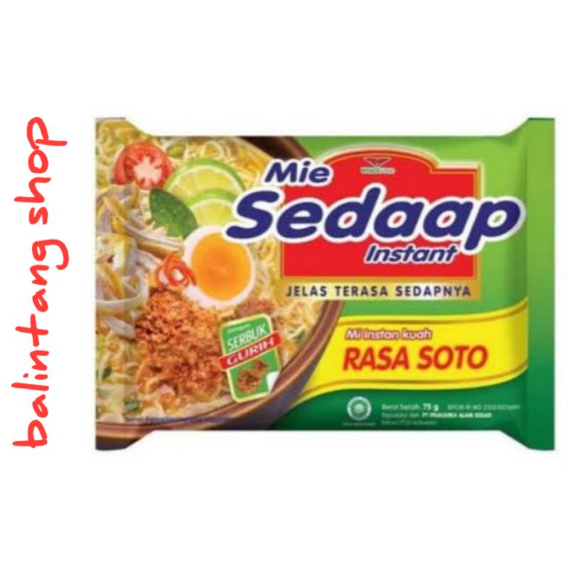 

5 PCS MIE SEDAP SOTO 75 GRAM