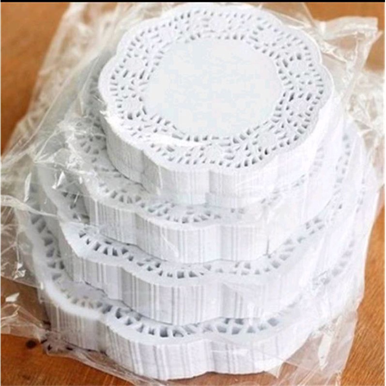 Paper Doyles Round/Alas Toples/Alas Kue Bulat