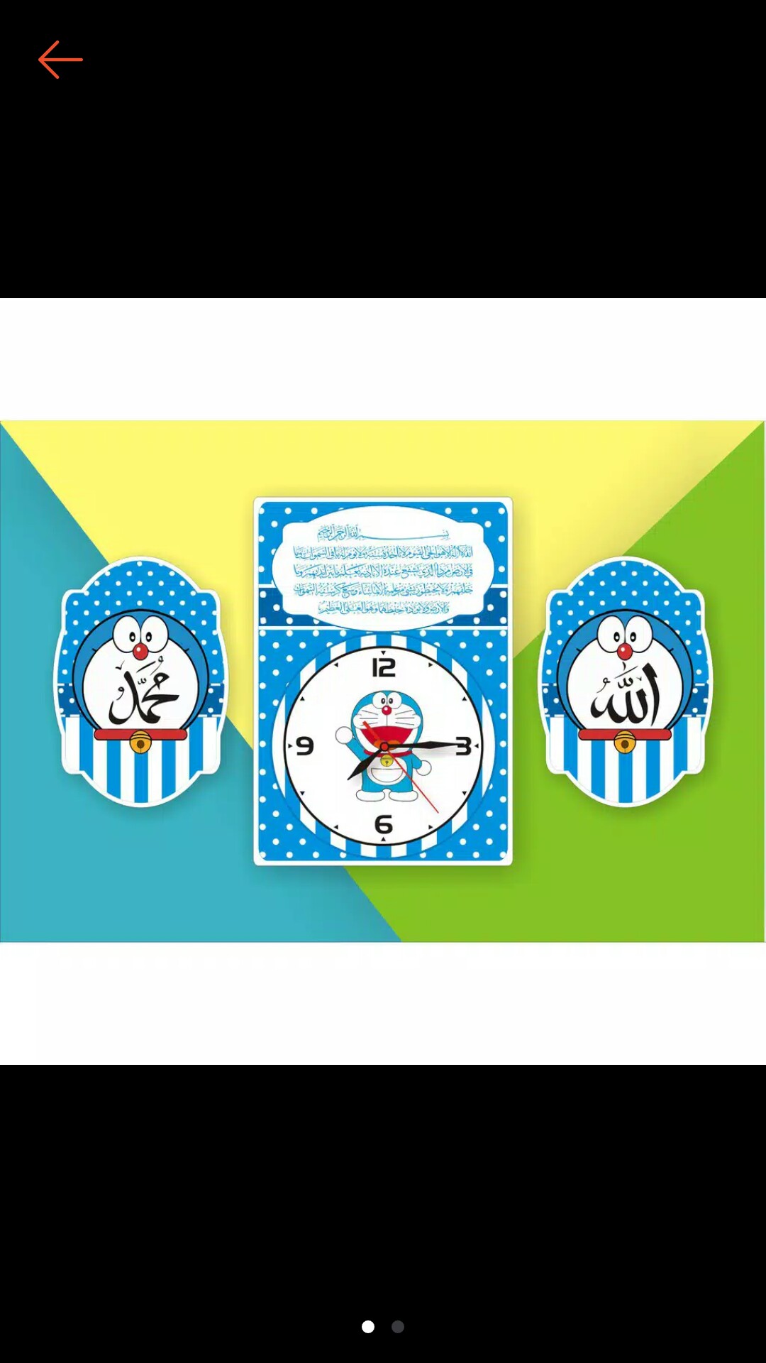 Jam Dinding 1 Set Karakter Doraemon