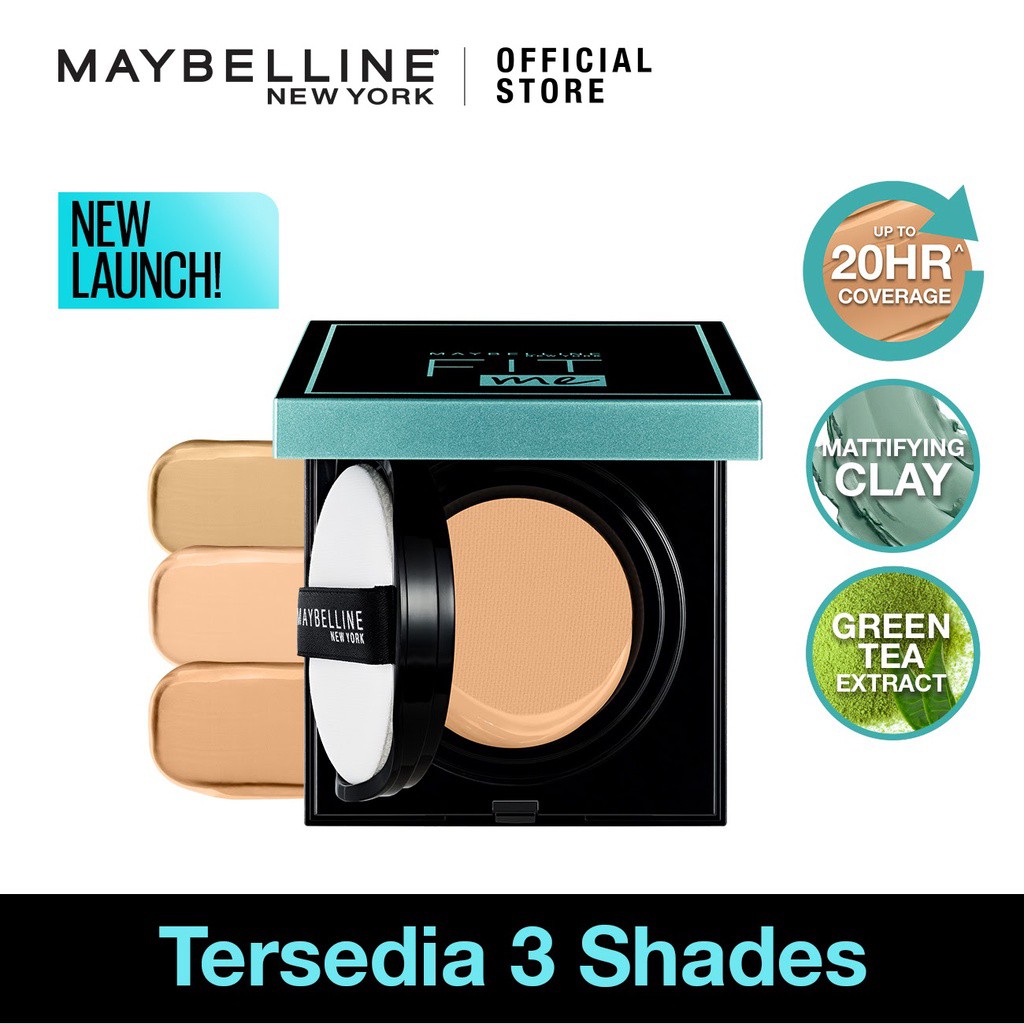 TERBARU Maybelline Fit Me Matte &amp; Poreless Cushion