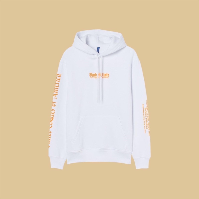 Hoodie HnM Sk8 Till Late White