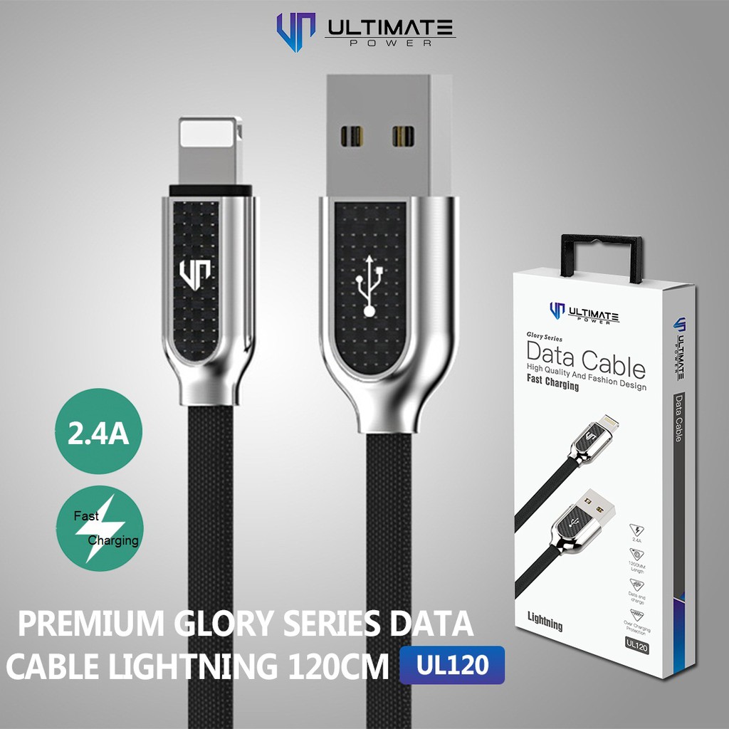 Data Cable Micro 120CM Ultimate Power Premium Glory Series Kabel Data Cable Micro USB 120CM UM120