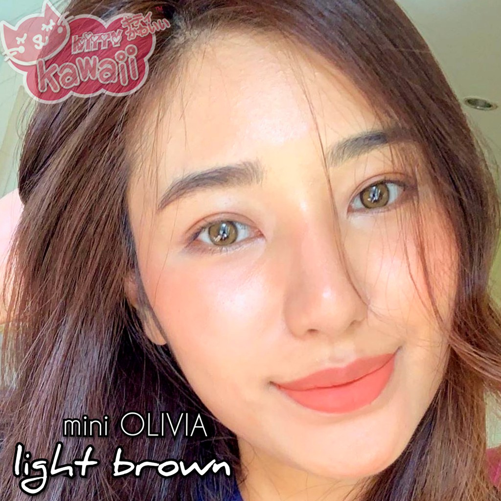 Softlens Kitty Kawaii Mini Olivia (Natural Series) Gray Grey Blue Green Brown Light Brown Soflens