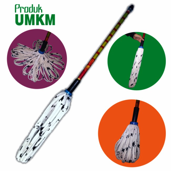 Alat Pel Lantai Tanpa Peras Tangan | Pel Lantai Putar | Pel Putar | Pel Pelintir | Kain Pel Otomatis