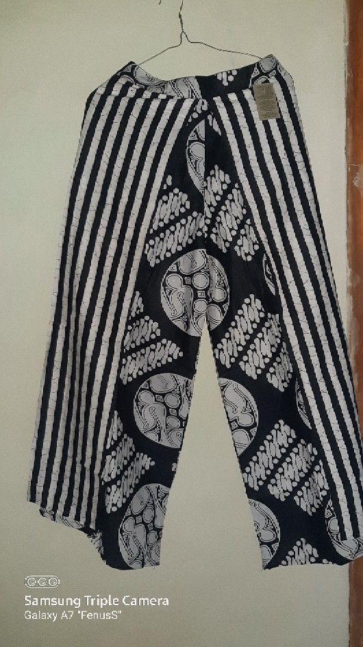 Gamis Cewek Panjang Batik Kombi Genes #2 Wanita Muslim Modern Premium Exclusive