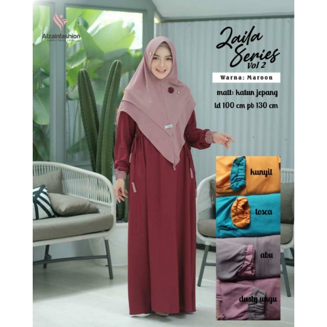 Terlaris [ Flash Sale ] Revalina Dress | Fashion Muslim Terbaru | Terlaris | Moscrepe HQ Elegan