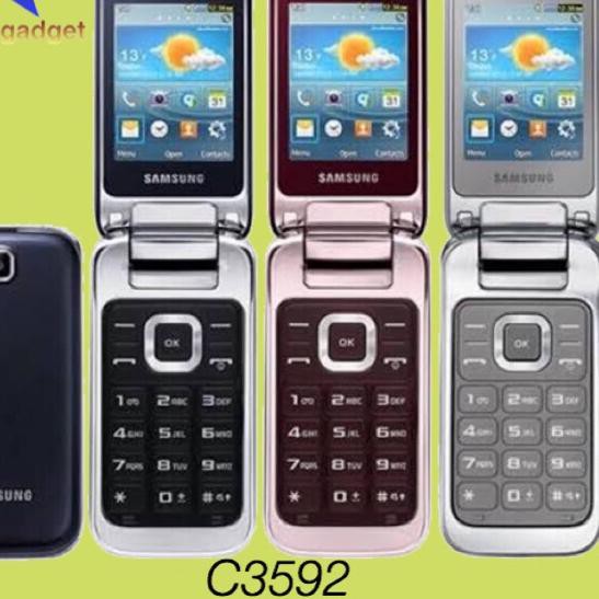 ➦ SAMSUNG Lipat GT-C3592 SILVER ☏