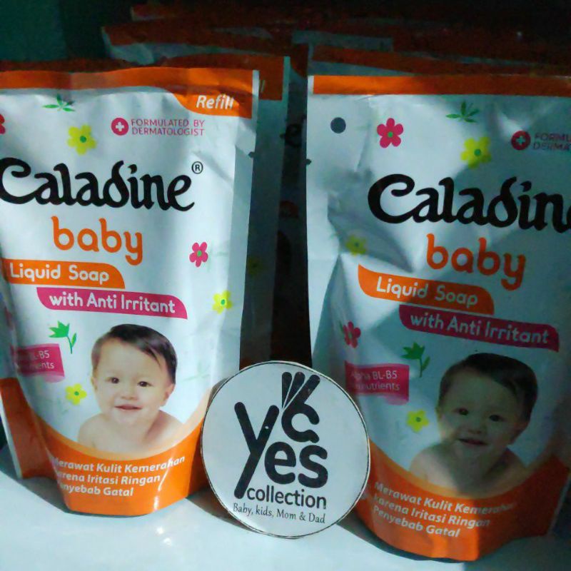 Caladine botol 200 refill 210 ml sabun cair bayi anti iritasi gatal liquid soap anti irritant baby