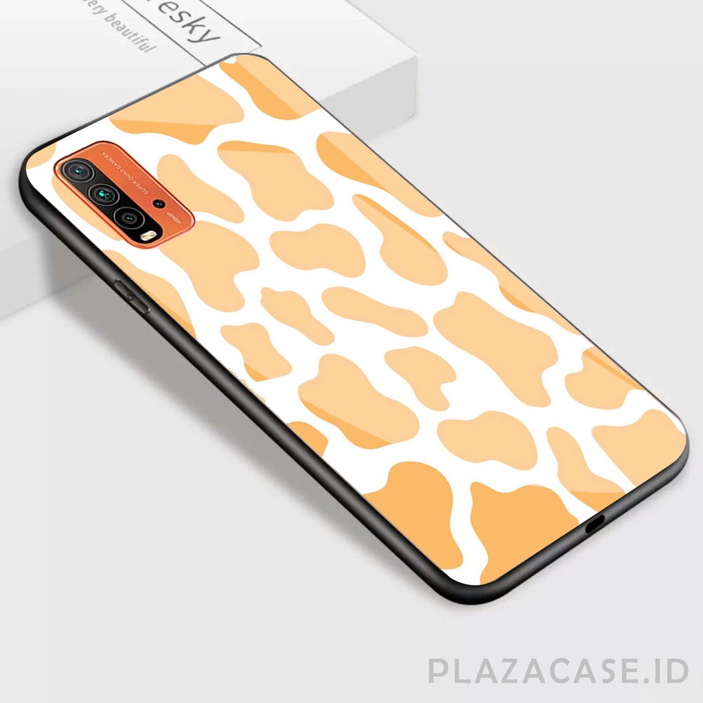 Softcase Glass Cow [K79] for All Type Redmi 9A 9C Y12S C17 A73 A53 POCO X3 A15 A11K RENO 4 RENO 4F