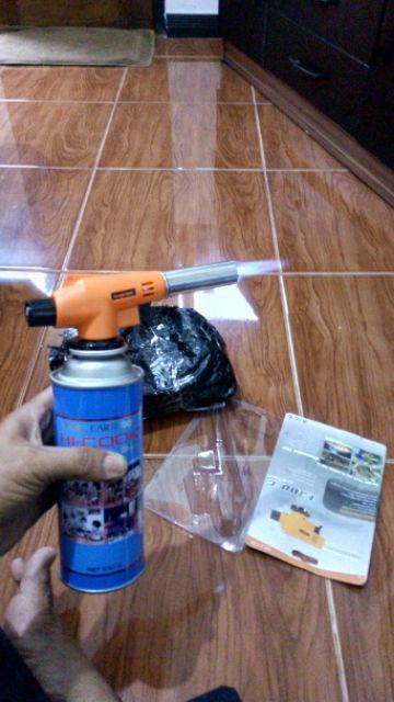 Paket Gas Torch Multi Purpose Blackfoot Dengan Tabung Gas Hi Cook Portable Siap Pakai Termurah