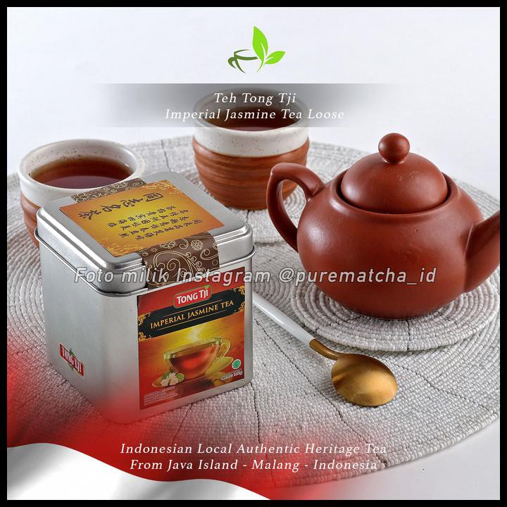 

Tong Tji Imperial Jasmine Tea Kaleng 100Gr Daun Teh Melati Tongtji Tea