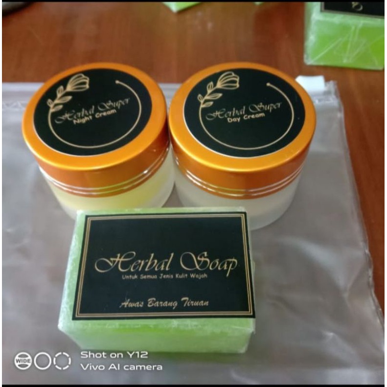 Cream Herbal Super Gold // Paket Lengkap Cream Herbal Gold Super