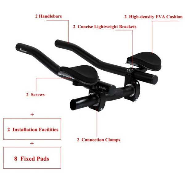 Aerobar Triathlon Handlebar Rest Bar