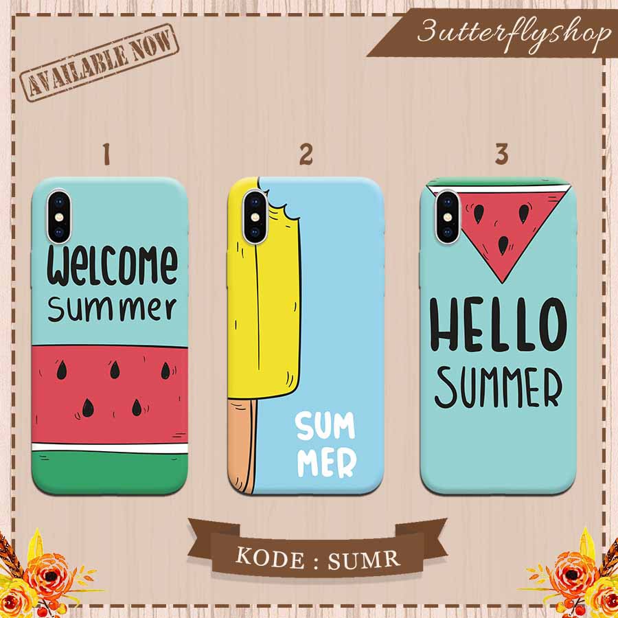 Hello Summer Fruity case Oppo Vivo Realme Redmi Xiaomi Samsung Iphone