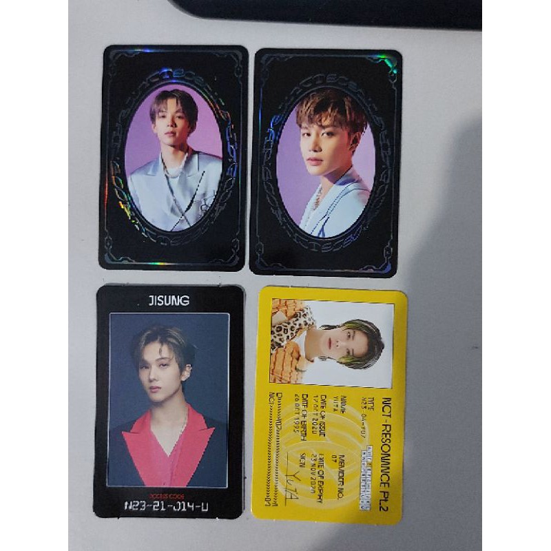 YEARBOOK CARD SHOTARO YEARBOOK CARD TAEIL ID YUTA AC JISUNG NCT OFFICIAL, PHOTOCARD RENJUN