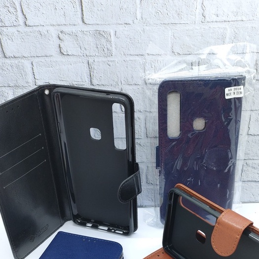 FLIP WALLET CASE LEATHER VIVO Y12S Y30I Y30 Y50 CASE DOMPET KULIT