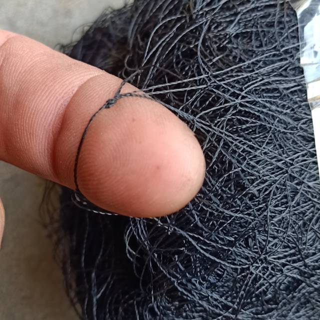 Jaring burung hitam nylon lubang 1¼ inch tinggi 2,5 nylon